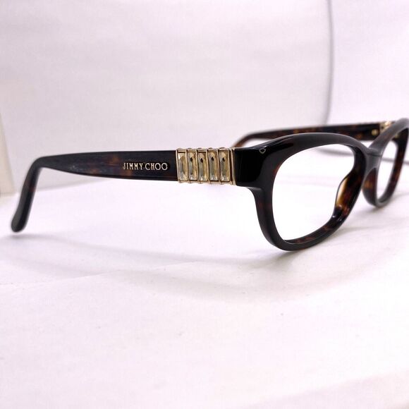 Jimmy Choo Eyeglasses Frame JC76 TVD 53 [] 16 135 MM Authentic Tortoise Designer - Picture 2 of 11